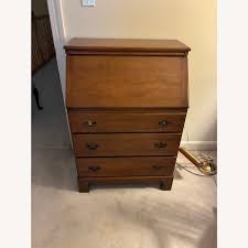 Thomasville (TFI) Solid Maple Slant Desk - AptDeco