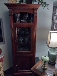 Red Wood, Tall , Cabinet, Perfect Condition.