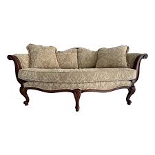 Vintage Ethan Allen Evette Sofa/Settee in Cream Nayeli Grade ...