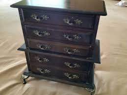 Vtg Musical music chest Dresser Jewelry Box 5 drawers ...
