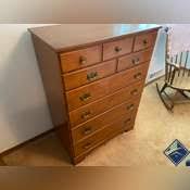 Ethan Allen Highboy Dresser by Baumritter made in Vermont - Estate Details