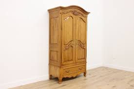 Country French Vintage Maple Armoire Wardrobe Ethan Allen