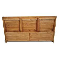 Salvaged Pine Hall Bench With Drawers | Chairish