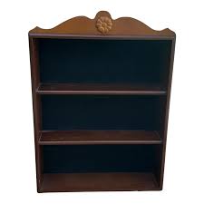 Late 20th Century Mahogany Hanging Wall Shelf | Chairish