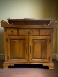 Vintage Young Republic, Maple Wood, Dry Sink, 36.5" x 19.5 ...