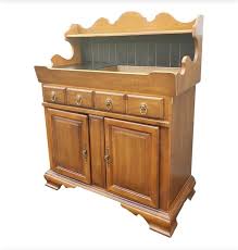 Vintage Bassett Maple Dry Sink Server Buffet Cabinet With ...
