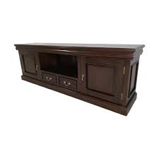 Solid Mahogany Wood Large TV Stand Cabinet Antique ...