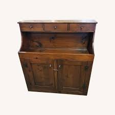 Vintage Stephen Von Hohen Pine Hutch / Dry Sink - AptDeco