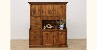 Farmhouse Vintage English Pine Kitchen Cupboard or Cabinet