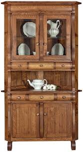 Flanders Hardwood Corner Hutch - Countryside Amish Furniture