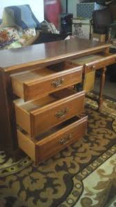 SAYBROOK MAPLE BY DIXIE 4 DRAWER DESK for Sale in Spokane, WA - OfferUp