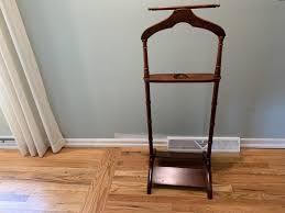 J.B. Van Sciver Co. Gentleman's Valet Stand - Solid Wood ...