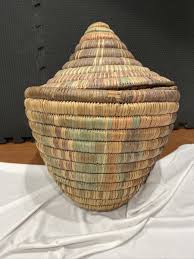 Vintage Ethiopian African Tribal Hand Woven Coiled Baskets ...