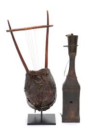 Lot - Group of Antique Musical Instruments