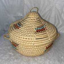 Accents | Covered Storage Basket Form Mexico | Poshmark