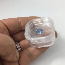 Other | Lumi Star Sky Blue Topaz Precious Stone Jewelry Round 1 Mm Blue Iridescent | Poshmark