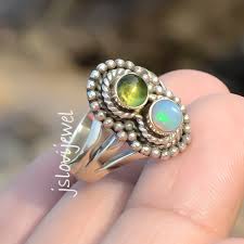 Las mejores ofertas en Anillo Natural de piedras preciosas de ópalo De Fuego Anillo de 9.5 anillos finos | eBay