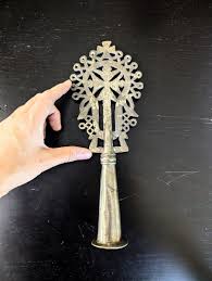Rare 10" Ethiopian Coptic Processional Cross | eBay