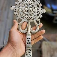 Vintage Ethiopian Orthodox Processional Cross African Christian Art Souvenir Unique - Etsy