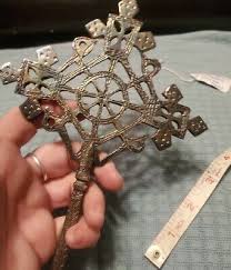 Ethiopian Orthodox Coptic Handheld Metal Blessing Cross, Wall Hanging | eBay