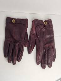 Pierre Balmain PARIS burgundy Gloves Vintage Women's | eBay