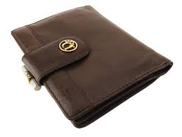 Dior Bifold Wallet Brown Gold Silver Women Authentic secondhand | eBay