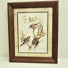 Birds in Tree Signed/Matted Framed Print Paul Whitney ...