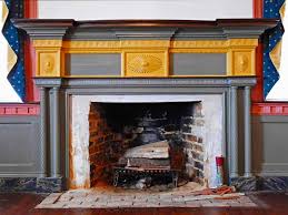 Here's a fine Federal Mantel from the 1816 Wilkinson House ...