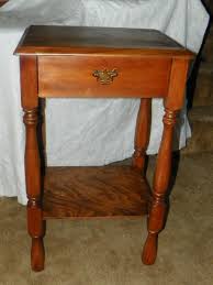 Mahogany Nightstand / End Table with Drawer (NS10) | eBay