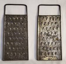 2 Vtg Metal Hand Cheese Kitchen Graters Fels-Naptha Soap Advertising Country | eBay