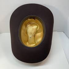 Trail Boss” Cowboy or Cowgirl 100% Wool Western Hat with Trim, Dk Brown, Size L | eBay