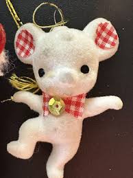 Vintage Felt Christmas Ornaments Santa & Mouse Mice Lot | eBay