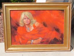 PERRIETTA HESTER, Early San Diego Artist Oil/canvas 24 X 36 ...