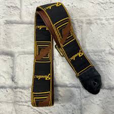 Fender VIntage 1970s Logo Guitar Strap - Evolution Music