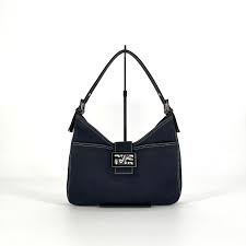 Fendi Denim Canvas Marble Logo – TheDesignerStudio