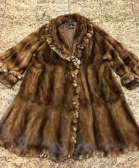 FENDI Couture Brown Mink Fur Swing Coat | eBay