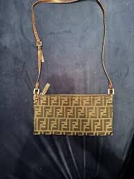 Fendi Shoulder Bag Brown Nylon 427735 | eBay