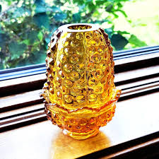 Vintage Amber Fairy Lamp - Etsy