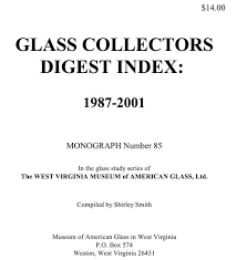 Glass Collectors Digest Index, 1987-2001 | eBay