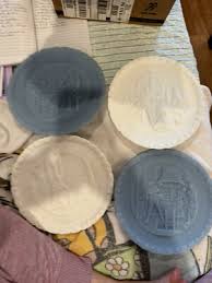 Set of 4 Vintage Fenton Bicentennial Commemorative Plates ...