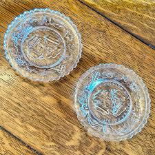 Vintage Westmoreland Clear Glass Pin Dishes: Wedding Day ...