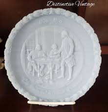 Fenton Bicentennial Plate, "life, Liberty & the Pursuit F Happiness, Blue Milk Glass - Etsy