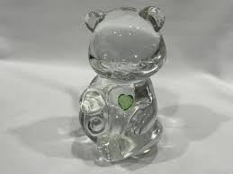 Fenton Birthstone Bear, February Birthday Bear - Etsy