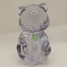 Fenton | Accents | Fenton Birthstone Glass Bear Figurine ...