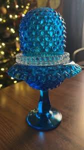 Cobalt blue Fairy Lamp Insert Fenton L.G. Wright Excellent ...