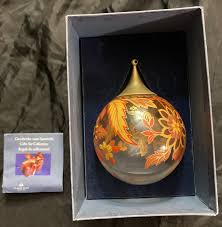 Glaskugel Glass Sphere Ornament Classic Rose Renaissance 5 ...