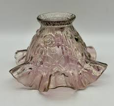 Vintage Fenton Glass Cabbage Rose Lavender Amethyst Fairy ...