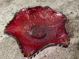 Carnival Glass Red | eBay