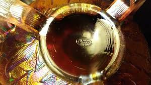 VINTAGE FENTON GLASS FLOWER RAINBOW CANDY BOWL- VINTAGE GLASSWARE - FENTON | eBay