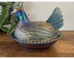 Fenton Fine Rib Footed Jack-in-the-pulpit Carnival Glass Pedestal Bowl Marigold - Etsy